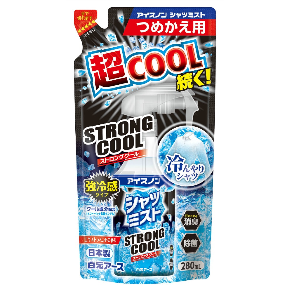 アイスノン　シャツミストＳＴＲＯＮＧ　ＣＯＯＬつめかえ用