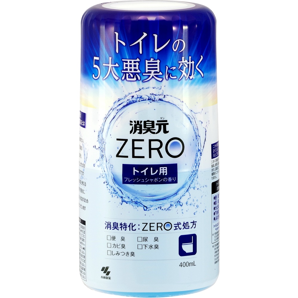 消臭元　ＺＥＲＯ　トイレ用　フレッシュシャボンの香り