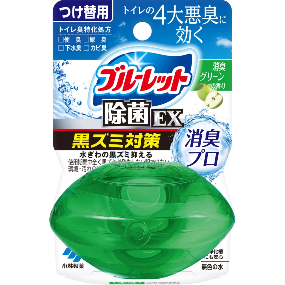 液体ブルーレットおくだけ除菌ＥＸ消臭プロつけ替用消臭グリーンの香り