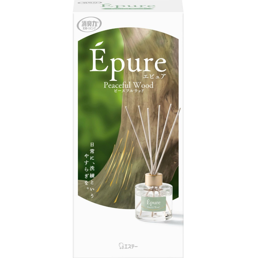消臭力　Ｅｐｕｒｅ　玄関・リビング用　Ｓｔｉｃｋ　本体　ピースフルウッド