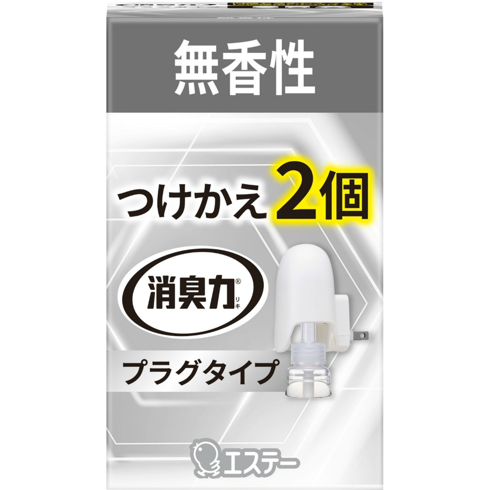 消臭力プラグタイプ　つけかえ２個セット　無香性