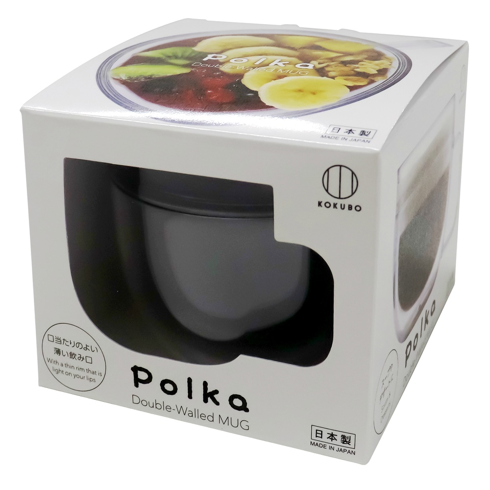 Ｐｏｌｋａ　マグ　グレー