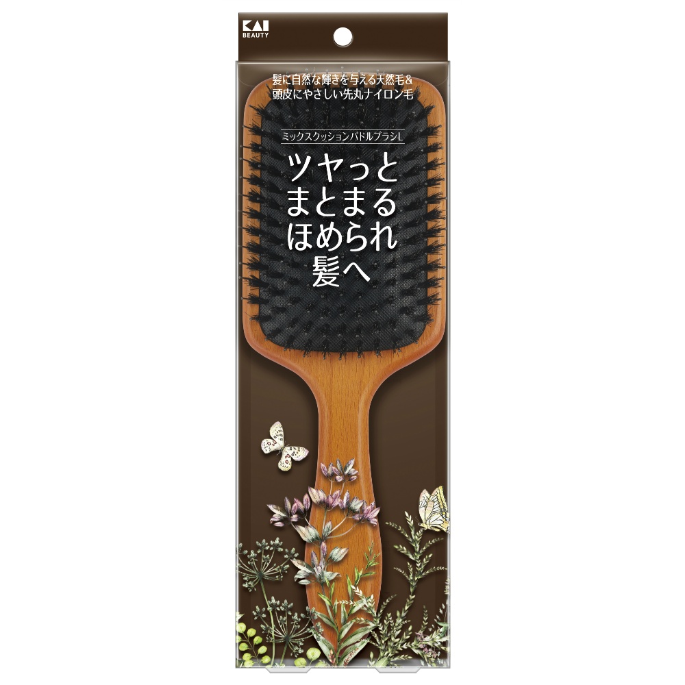 ＫＱ３１９４　ミックスクッションパドルブラシＬ