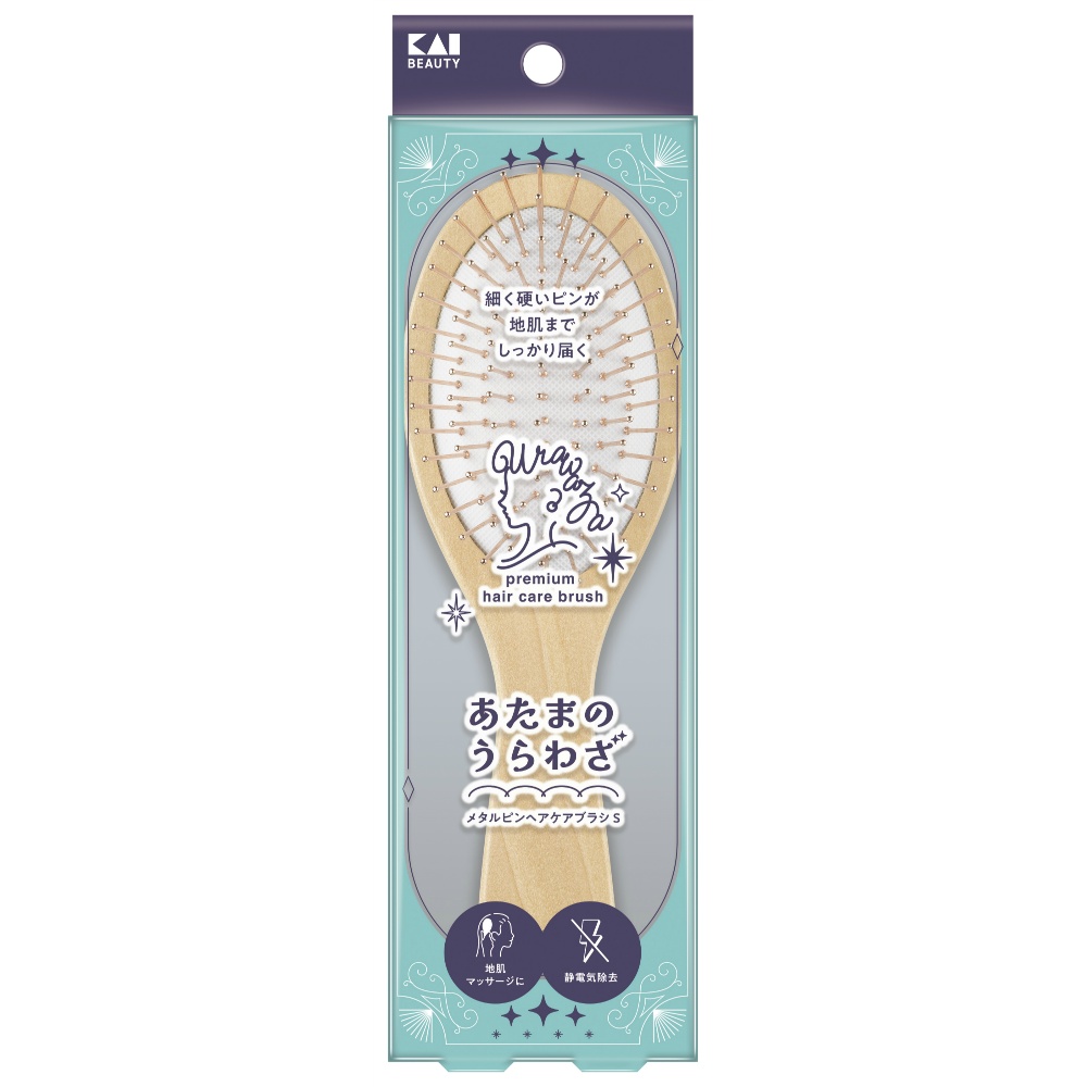 ＫＱ１６０９　あたまのうらわざ　メタルピンヘアケアブラシＳ