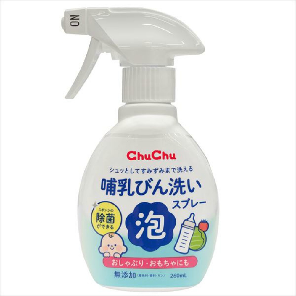チュチュほ乳びん洗い泡スプレー