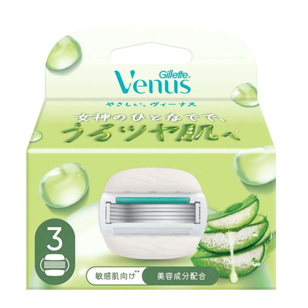 ヴィーナスうるツヤ肌敏感肌むけ５枚刃替刃３Ｂ