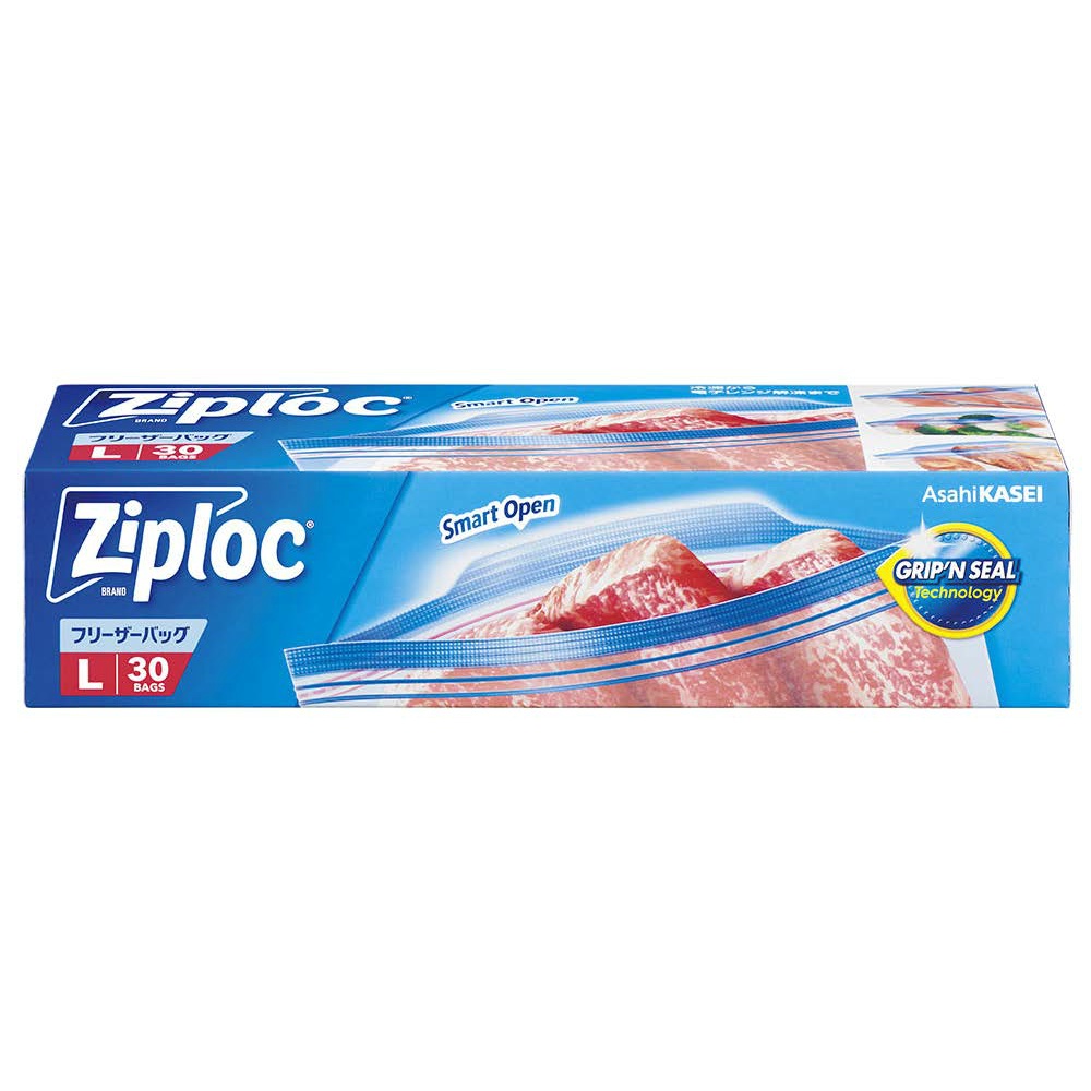 ジップロック　フリーザーバッグ　Ｌ
