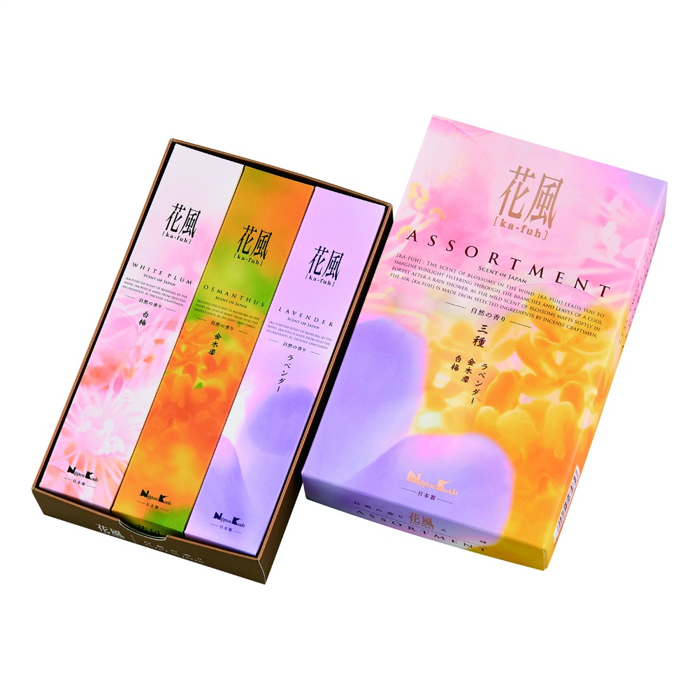 花風　三種（ラベンダー・金木犀・白梅）