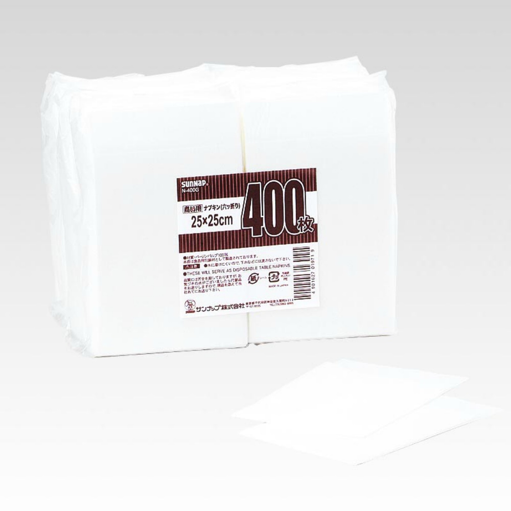 商い用ナプキン六つ折り