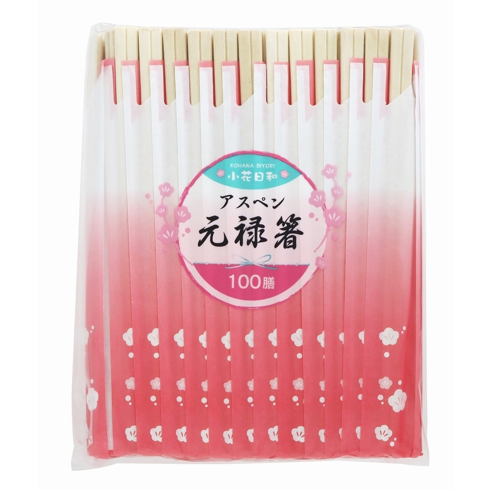小花日和　アスペン元禄箸　５０膳