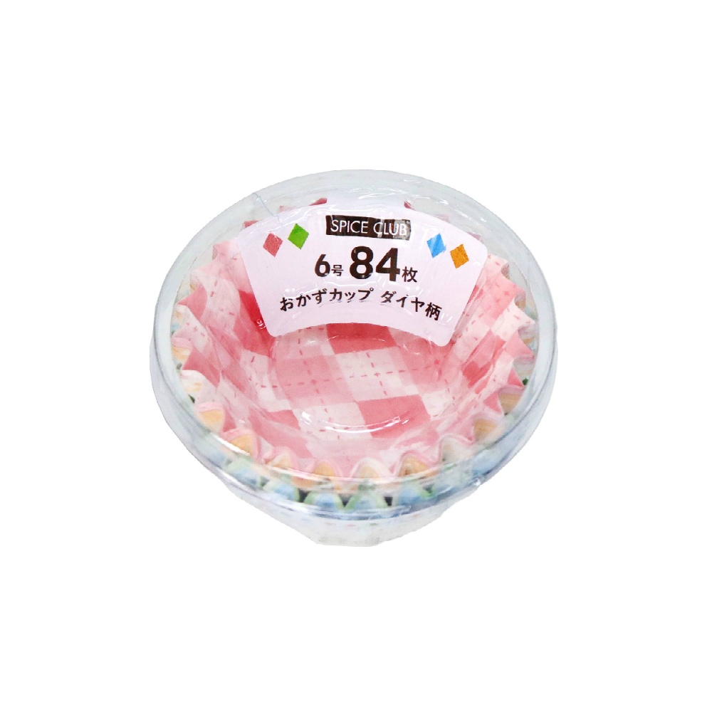 ＳＣおかずカップ（ダイヤ柄）６号
