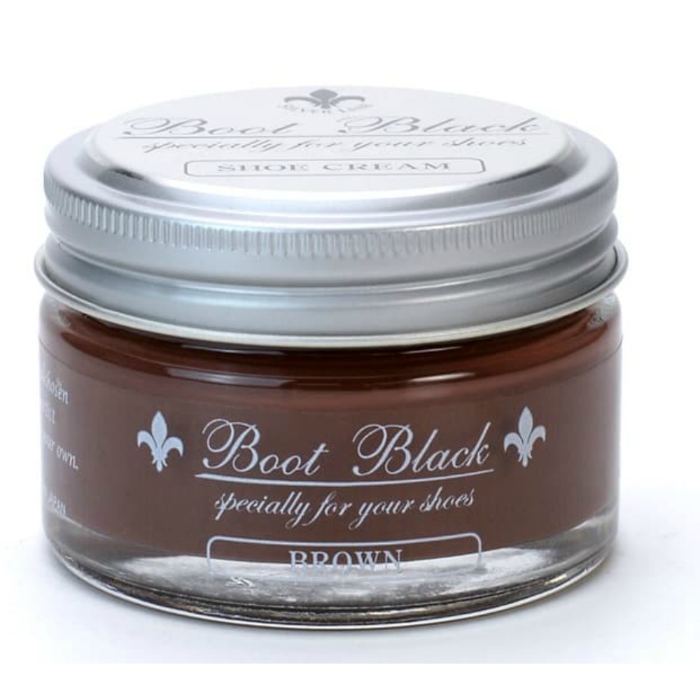 ブートブラックシルバービン　ブラウン