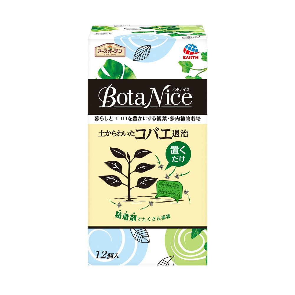 ＢｏｔａＮｉｃｅコバエ置くだけ粘着剤１２個入