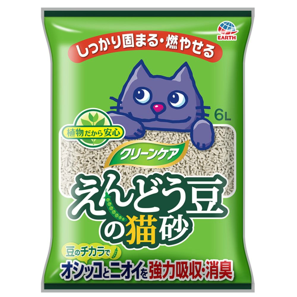 クリーンケア　えんどう豆の猫砂
