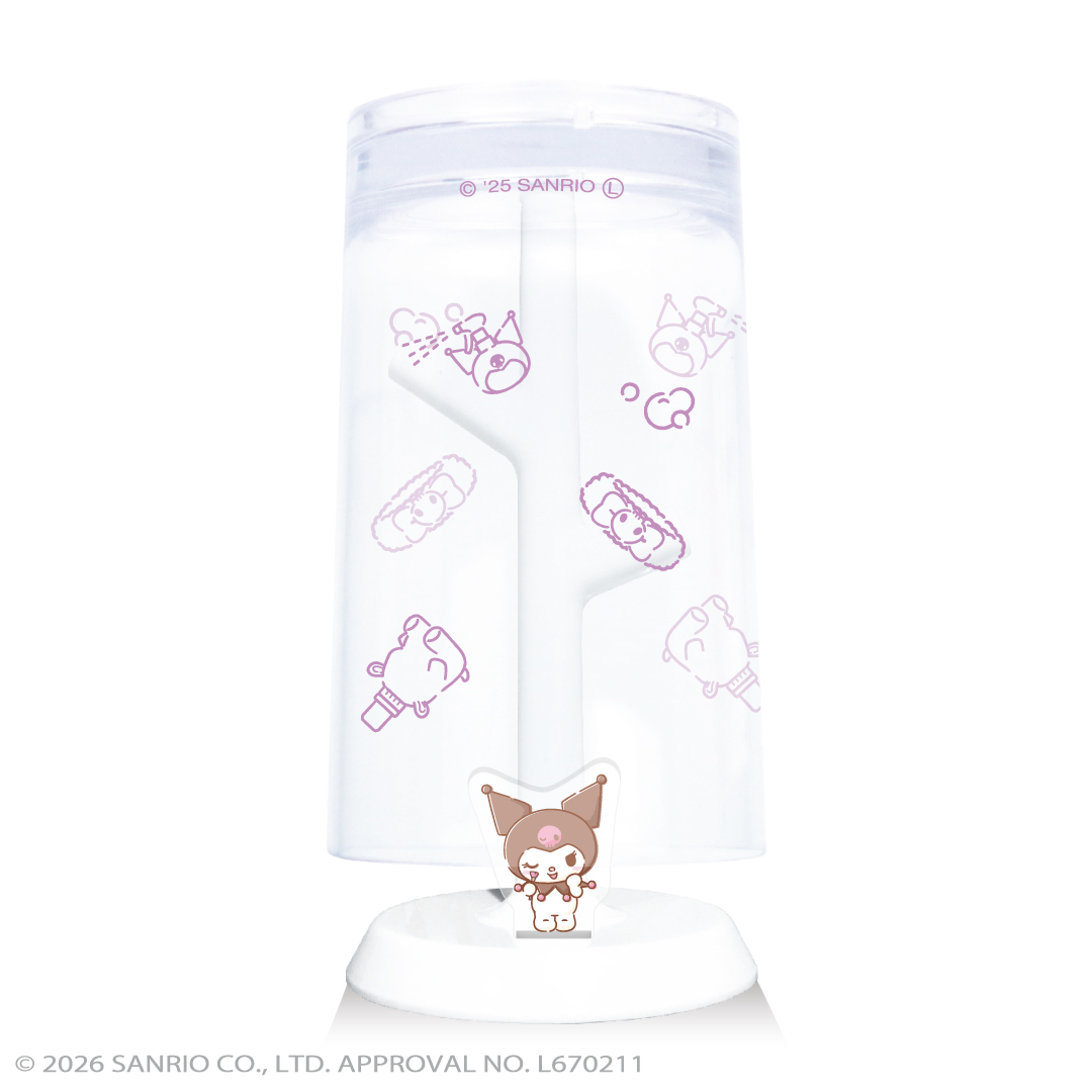 【６月下旬入荷予定】うがいコップ＆スタンド (クロミ)