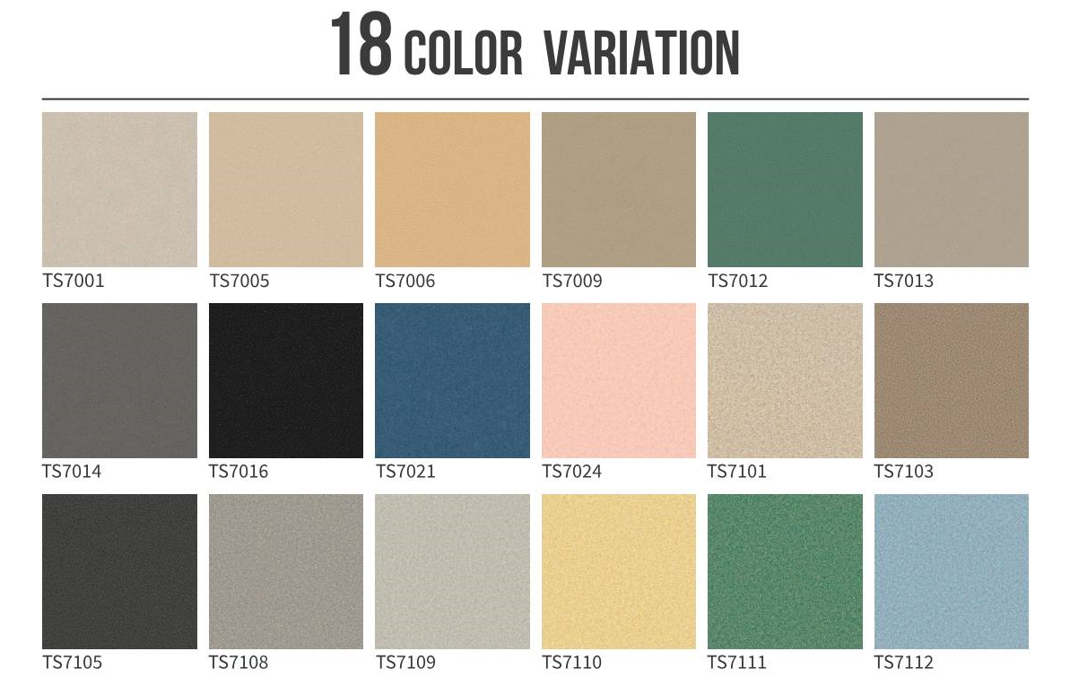 ノンワックスリュームカラーバリエーション