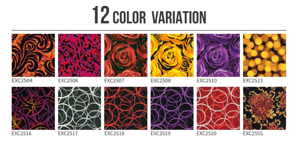 東リ タイルカーペットエクスローム2000 カラーバリエーション