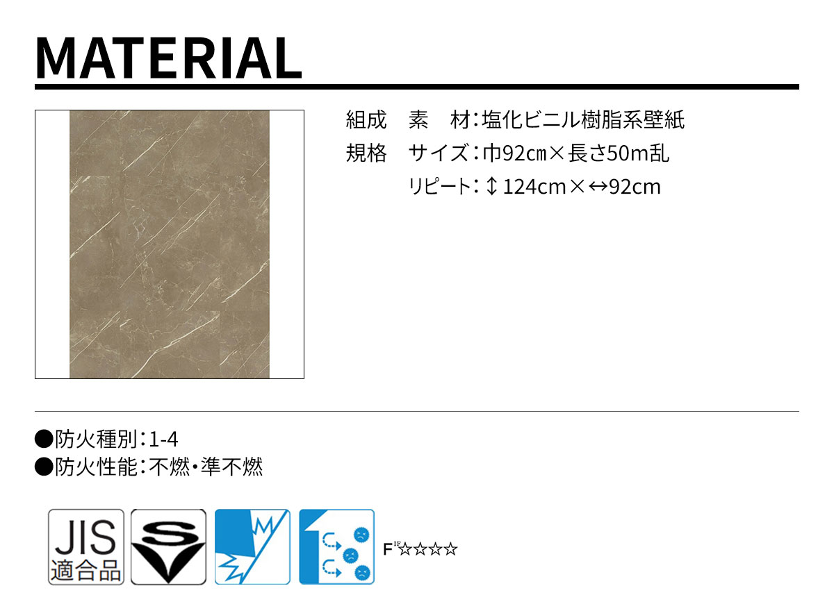 DECOPOWER(デコパワー) MATERIAL 規格・サイズ