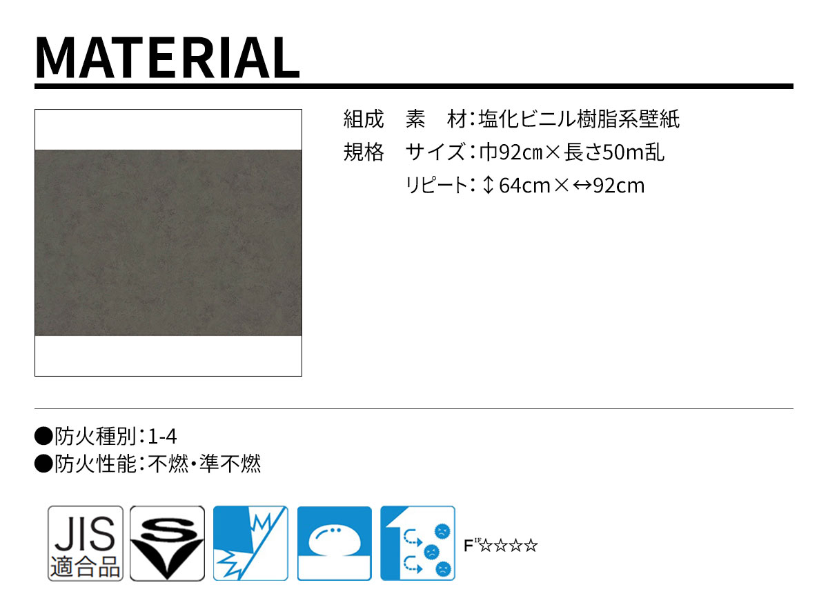 DECOPOWER(デコパワー) MATERIAL 規格・サイズ