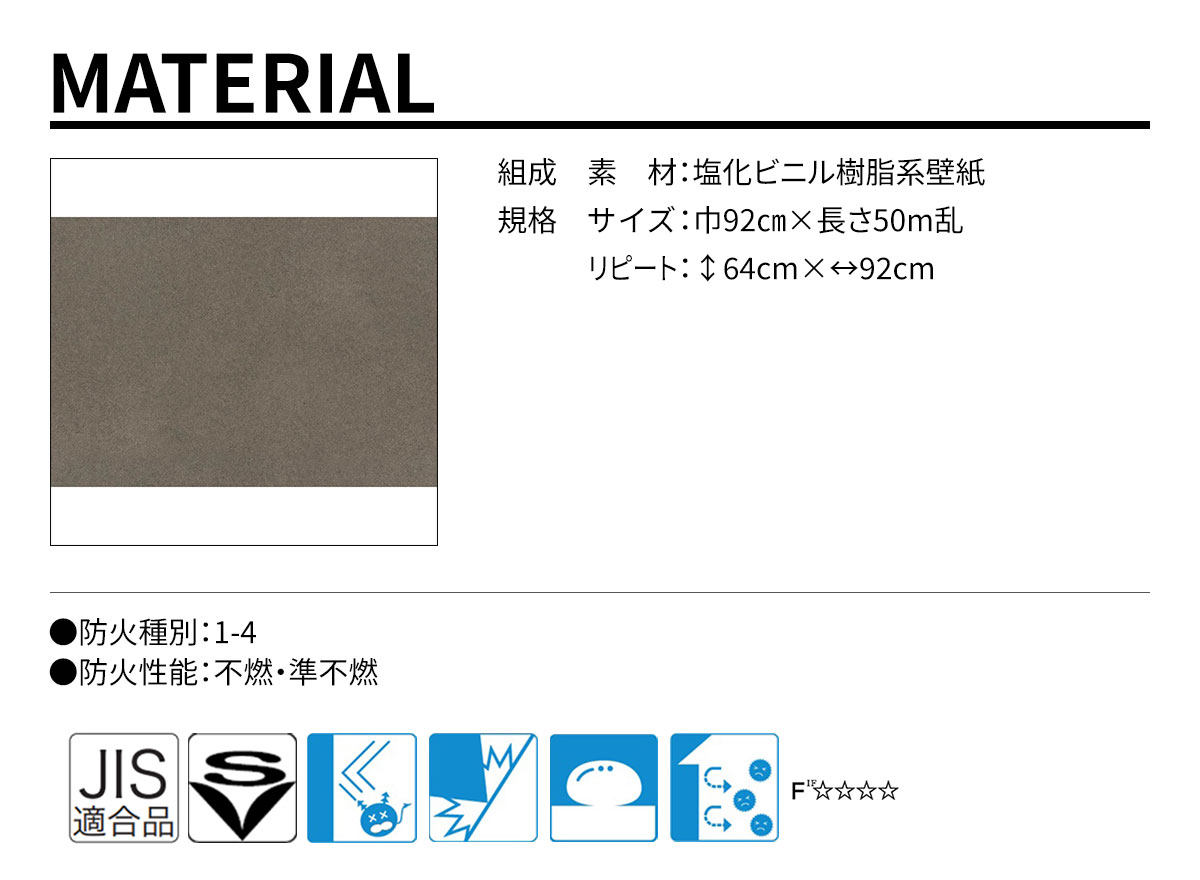 DECOPOWER(デコパワー) MATERIAL 規格・サイズ