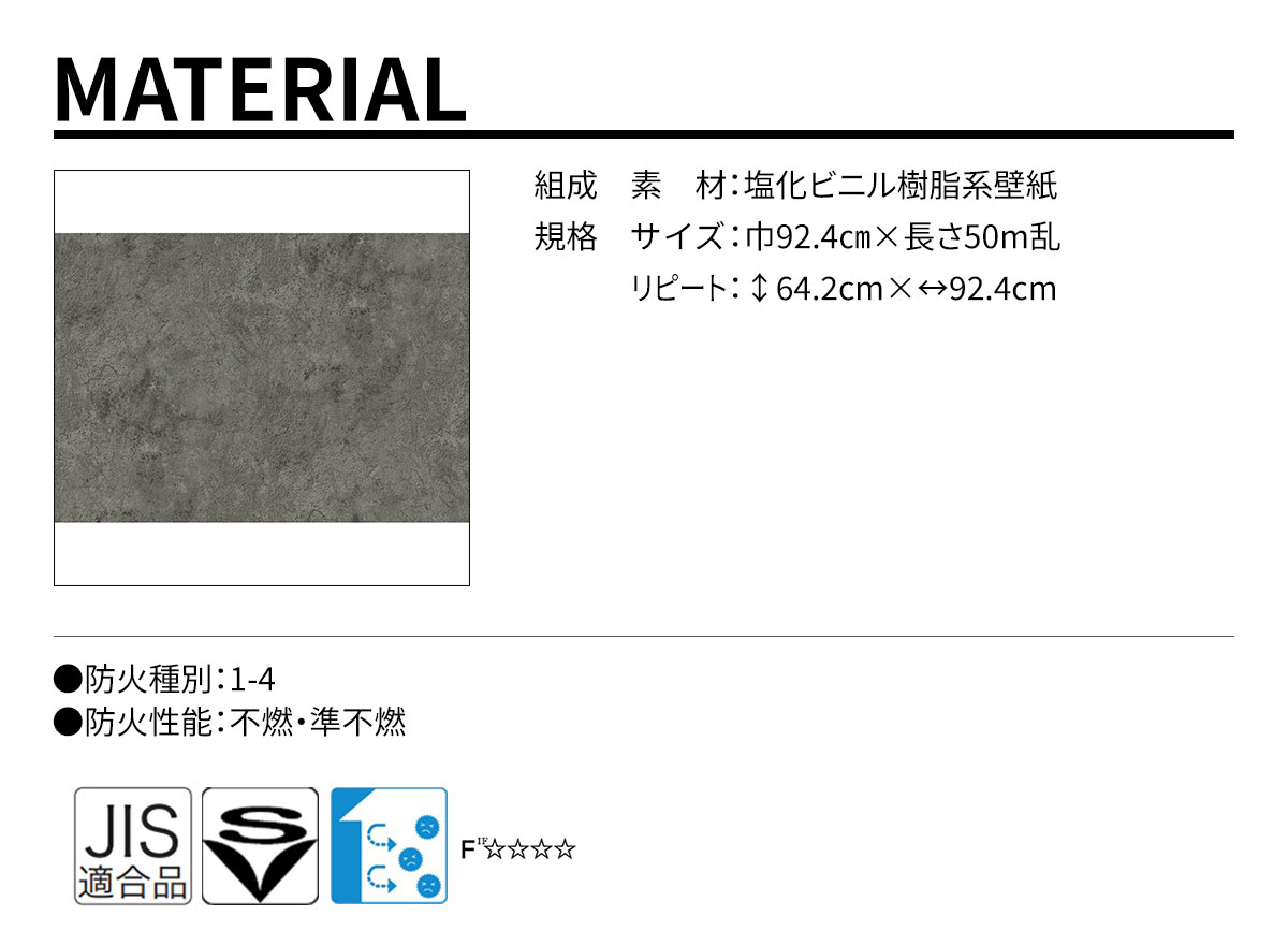 DECOPOWER(デコパワー) MATERIAL 規格・サイズ