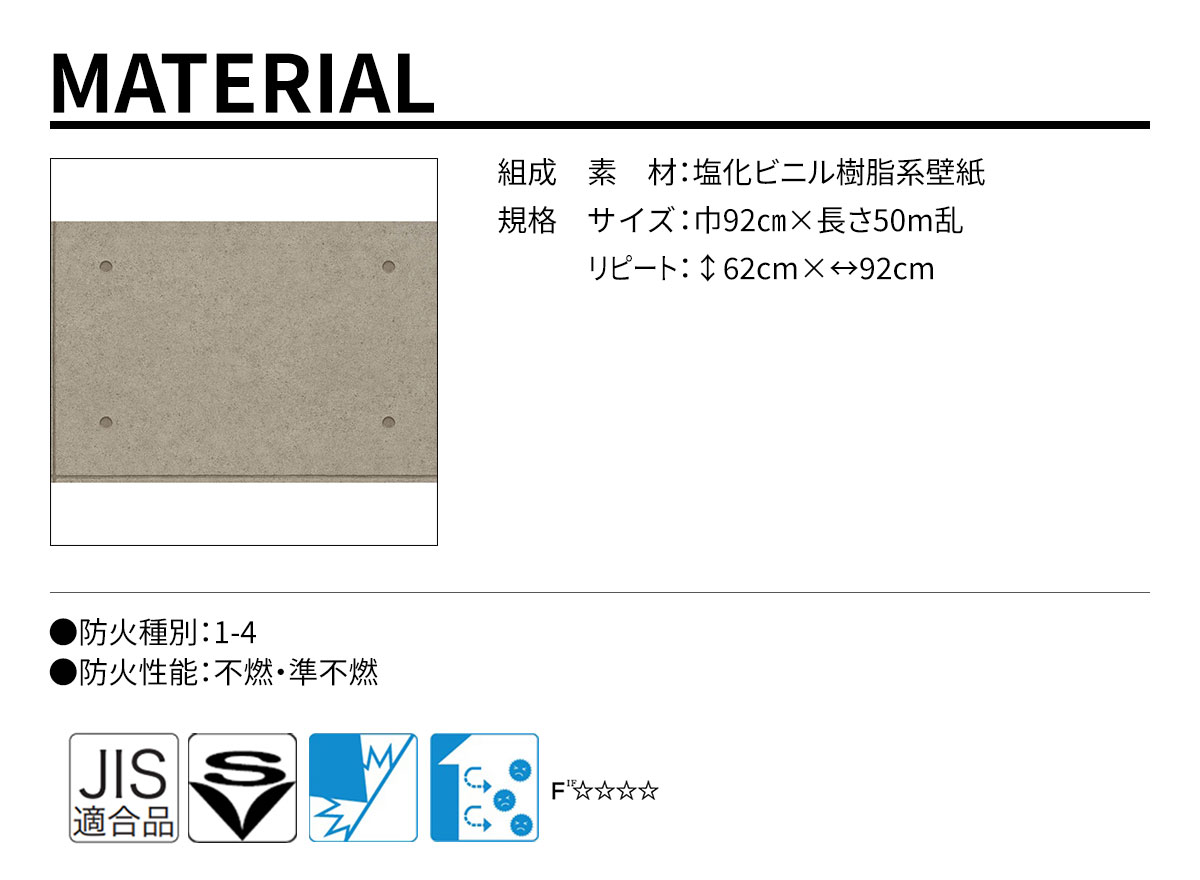 DECOPOWER(デコパワー) MATERIAL 規格・サイズ