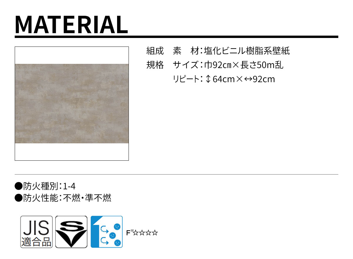 DECOPOWER(デコパワー) MATERIAL 規格・サイズ