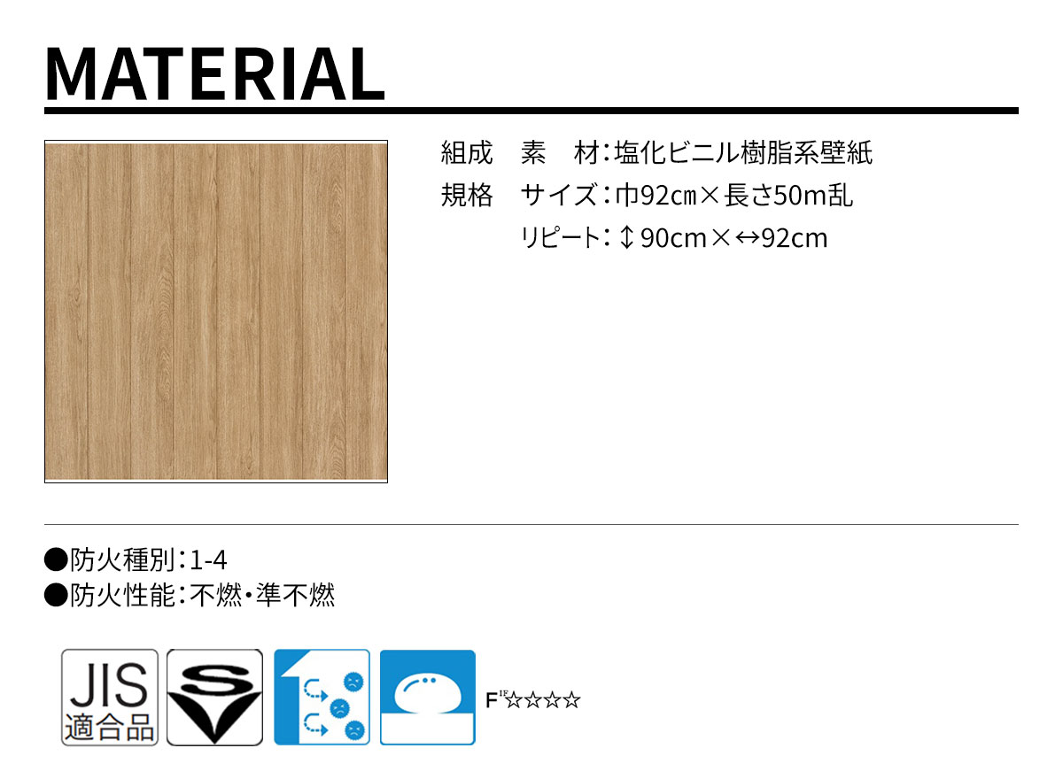 DECOPOWER(デコパワー) MATERIAL 規格・サイズ