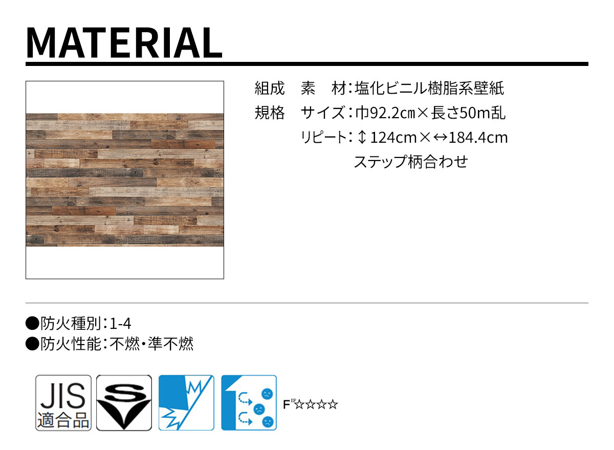 DECOPOWER(デコパワー) MATERIAL 規格・サイズ