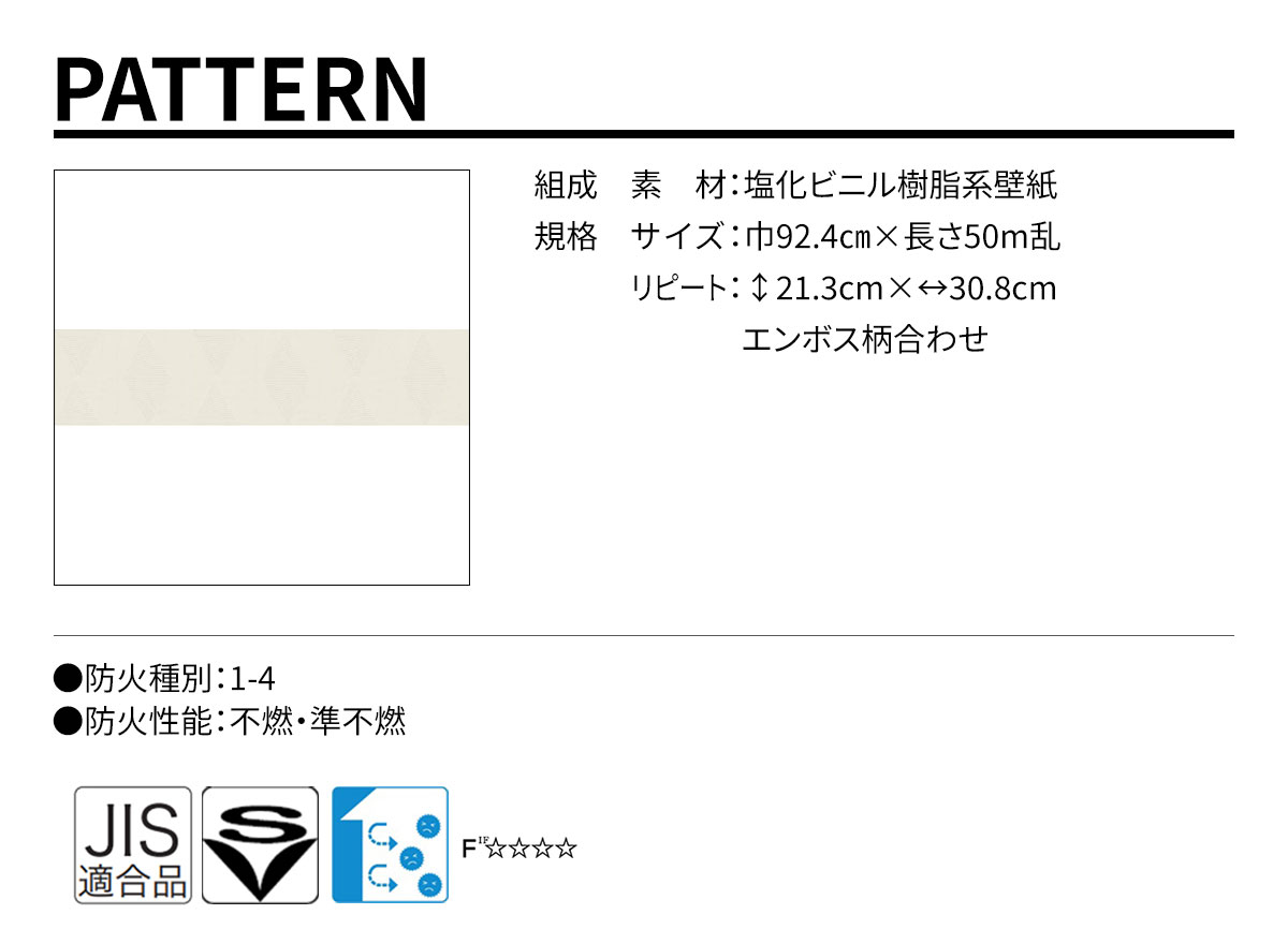DECOPOWER(デコパワー) PATTERN 規格・サイズ