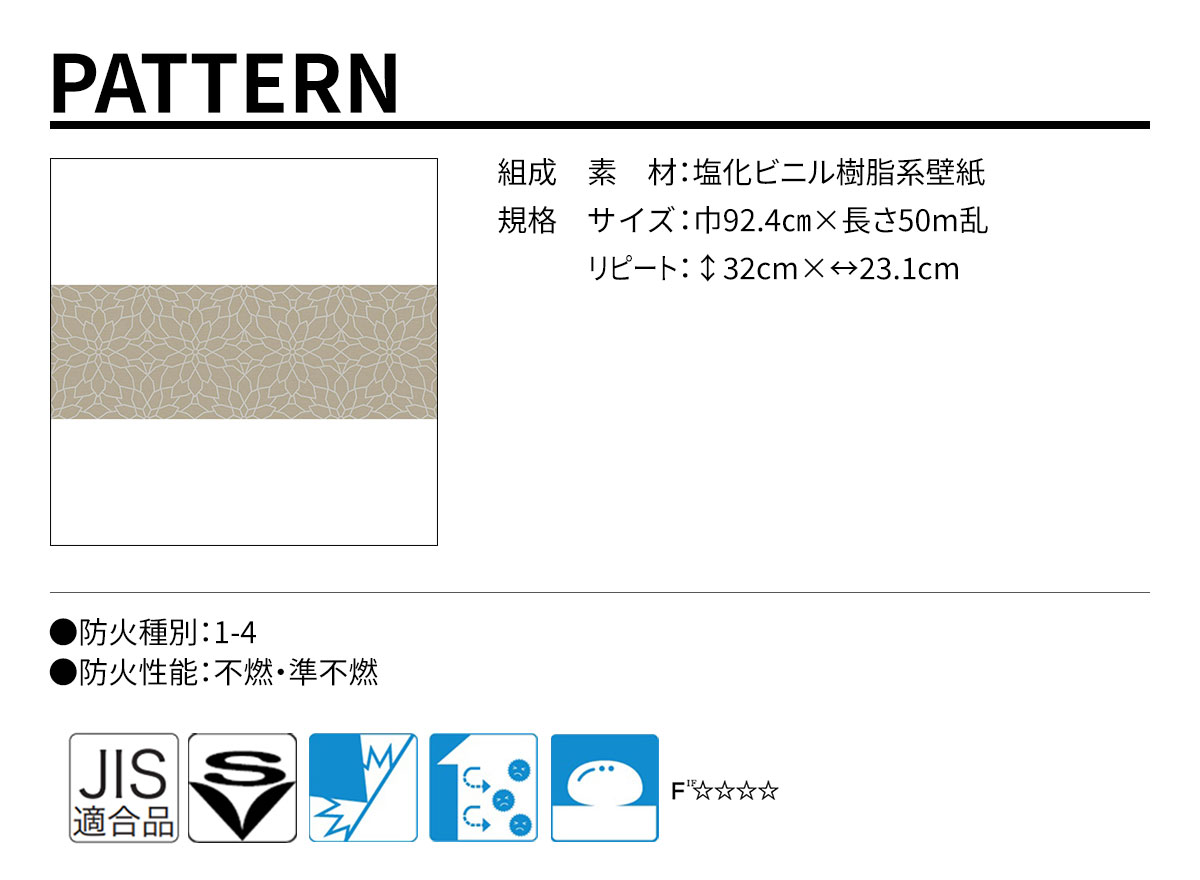 DECOPOWER(デコパワー) PATTERN 規格・サイズ