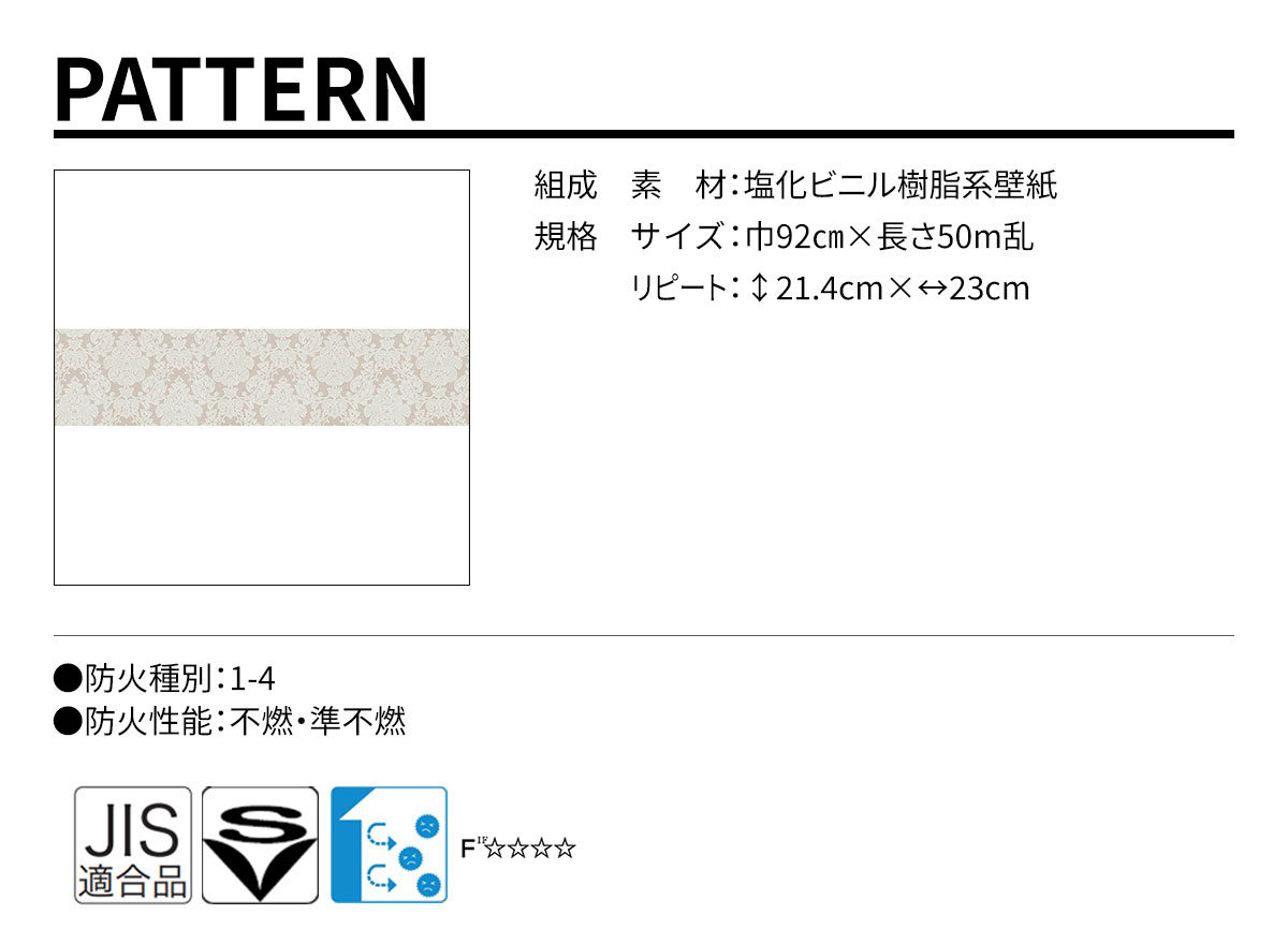 DECOPOWER(デコパワー) PATTERN 規格・サイズ