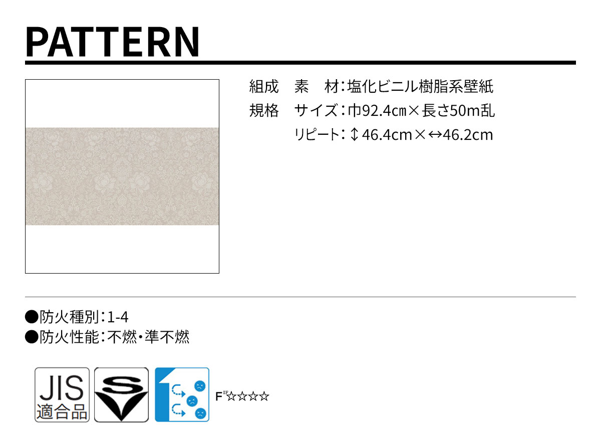DECOPOWER(デコパワー) PATTERN 規格・サイズ