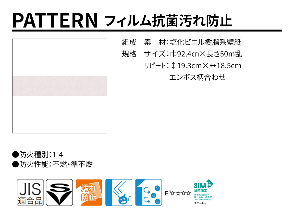 DECOPOWER(デコパワー) PATTERN 規格・サイズ