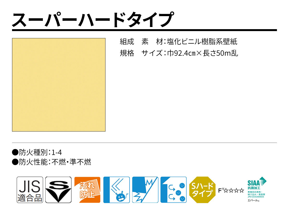 DECOPOWER(デコパワー) スーパーハードタイプ 規格・サイズ