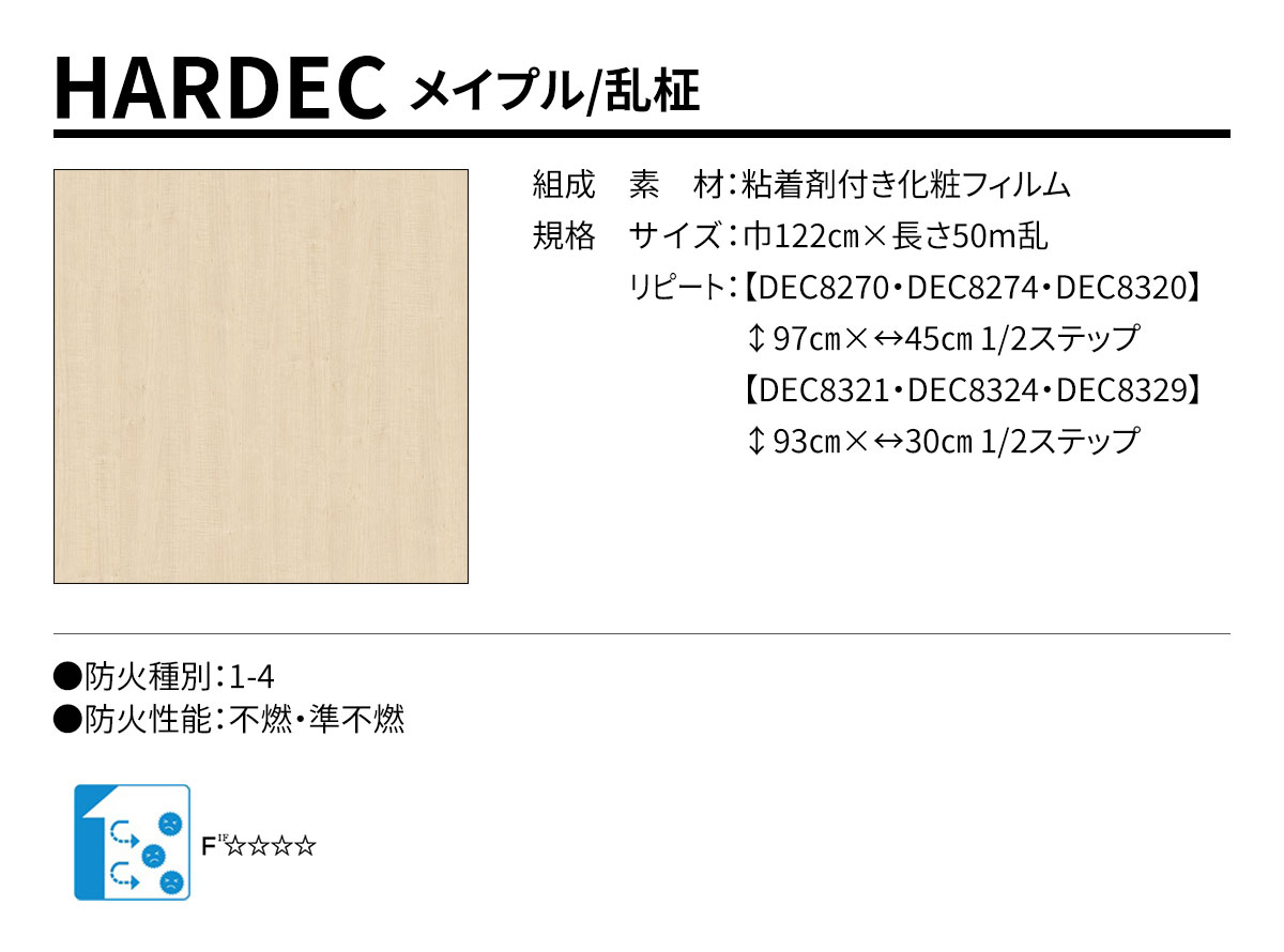 HARDEC 規格・サイズ