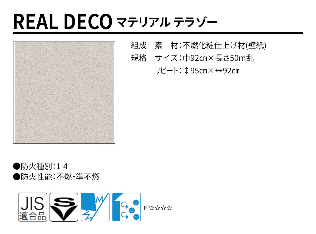 グランウォールコレクション REAL DECO マテリアル 規格・サイズ