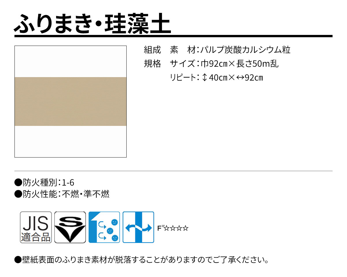グランウォールコレクション ふりまき・珪藻土 規格・サイズ