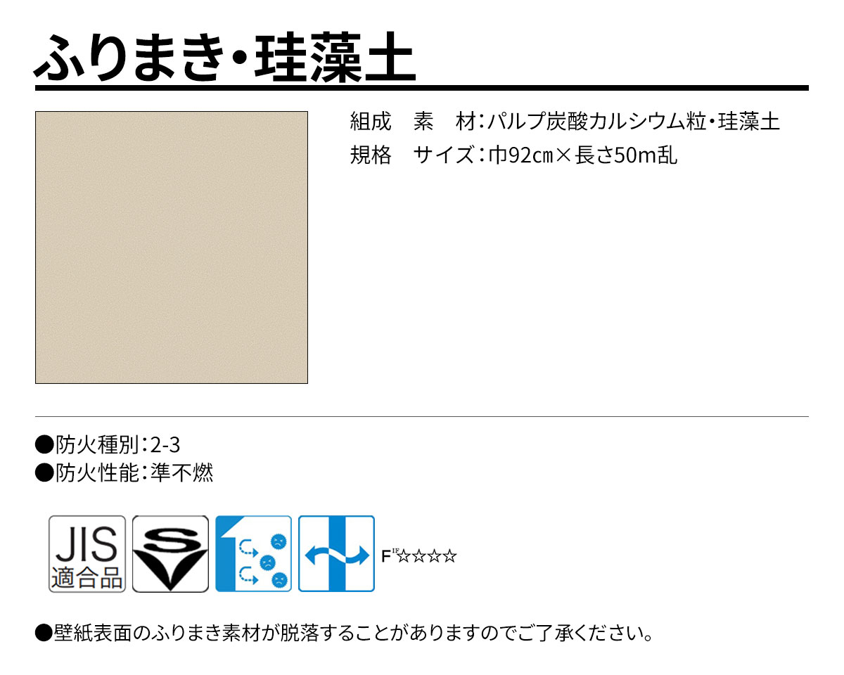 グランウォールコレクション ふりまき・珪藻土 規格・サイズ