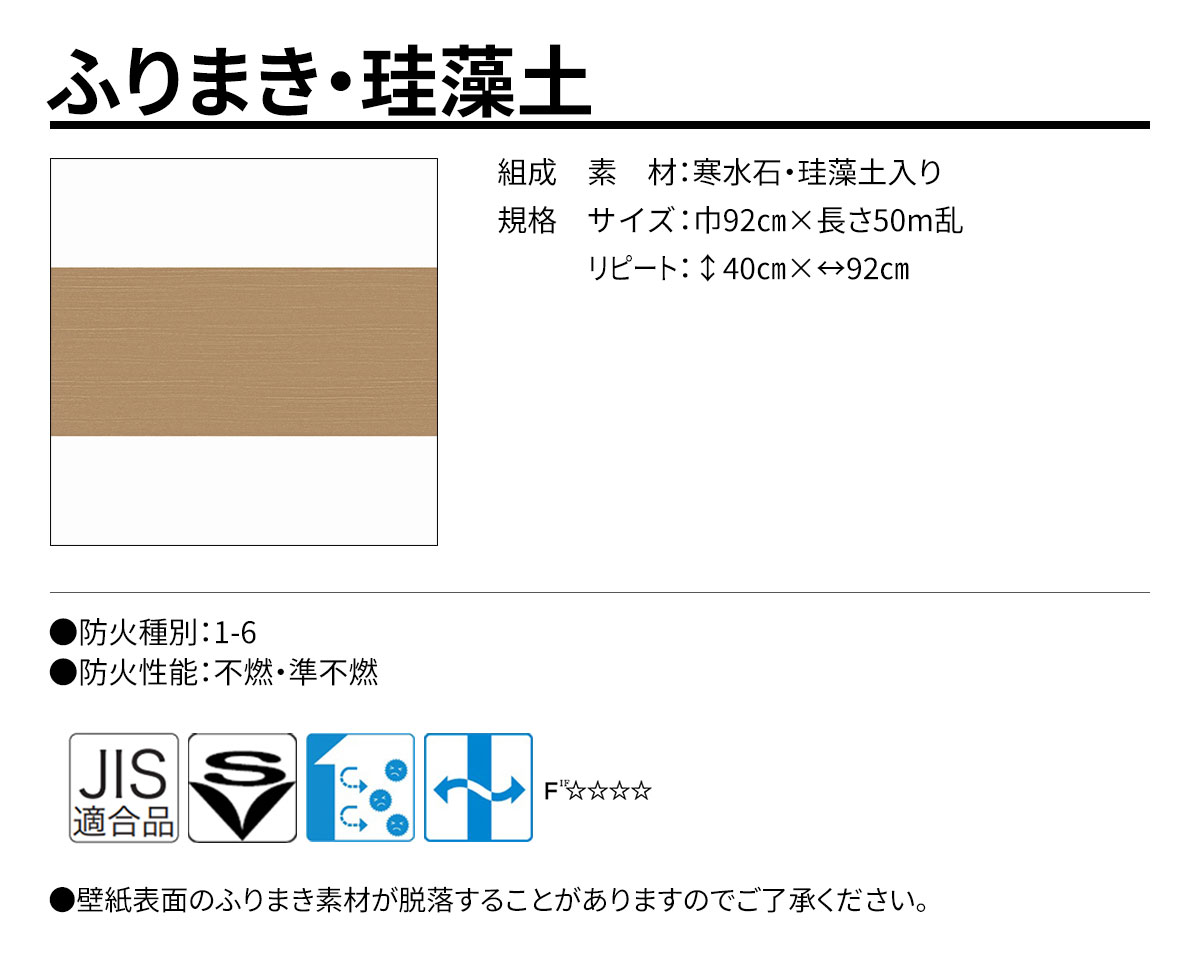 グランウォールコレクション ふりまき・珪藻土 規格・サイズ