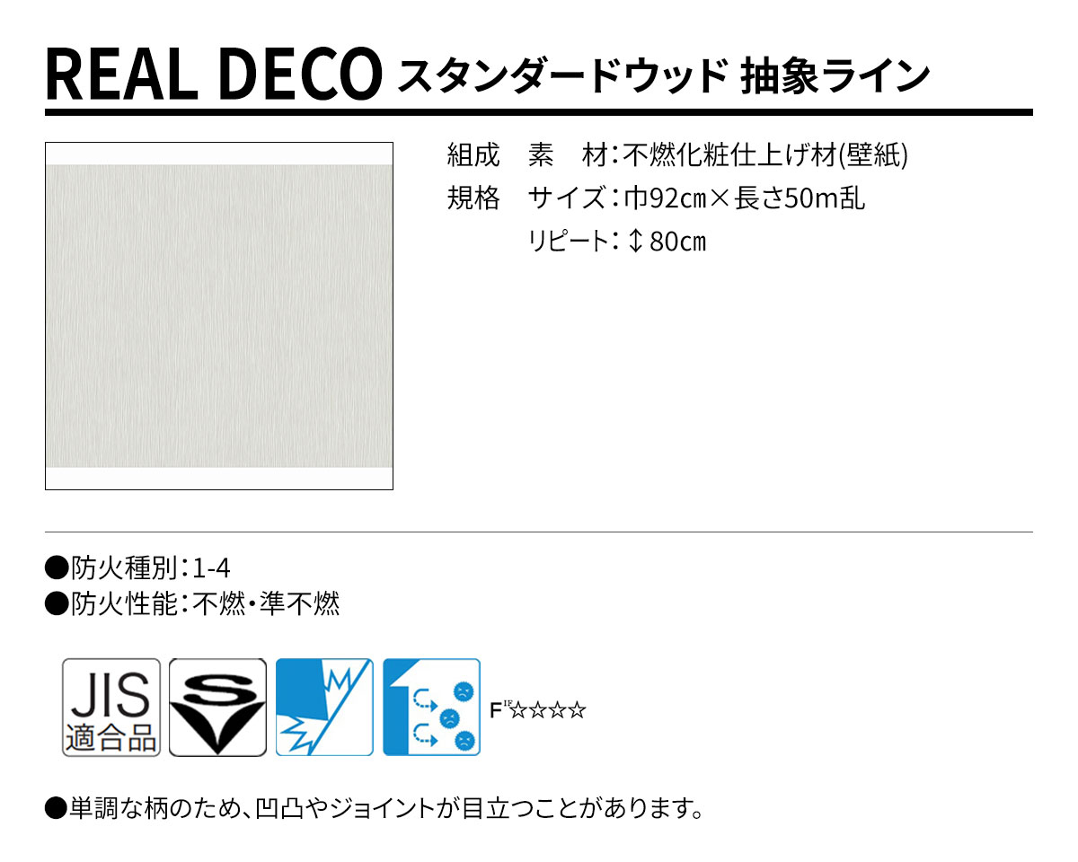 グランウォールコレクション REAL DECO スタンダードウッド 規格・サイズ