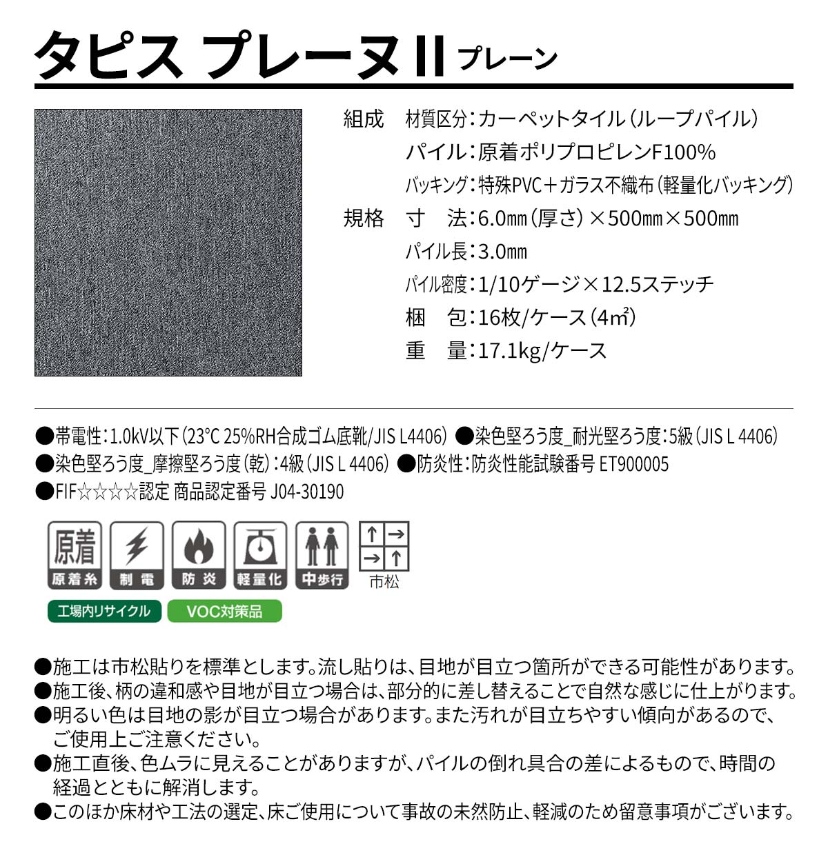 タピス プレーヌⅡ プレーン 概要