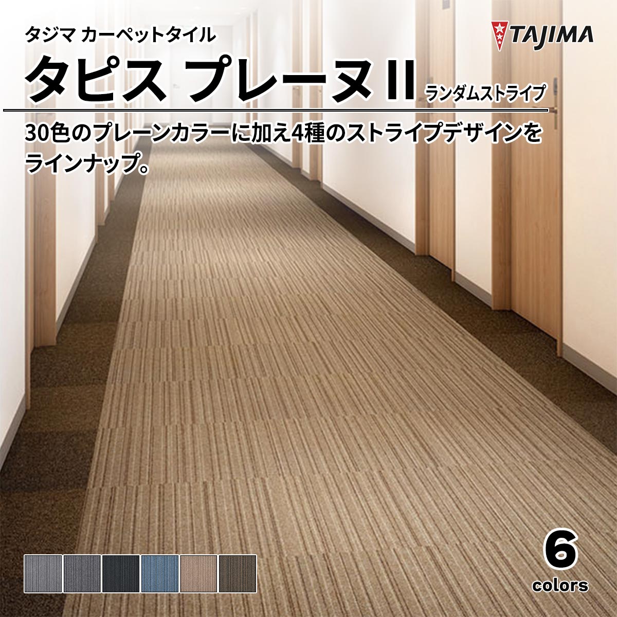 タピス プレーヌⅡ ランダムストライプ