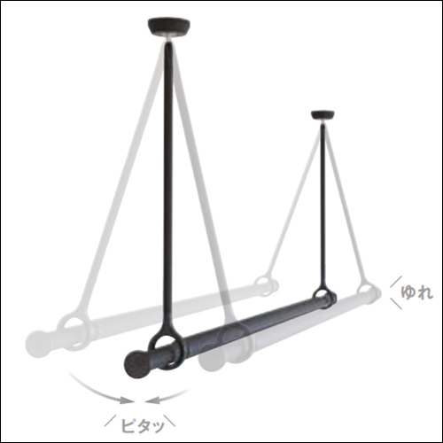 揺れが早く納まる「ゆれピタ機能」