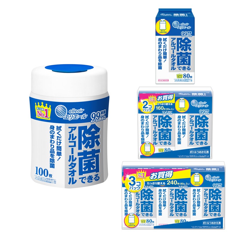 大王製紙　除菌できるアルコールタオル