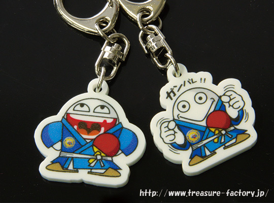 AC-009　アクリル製のオリジナルキャラクターキーホルダー