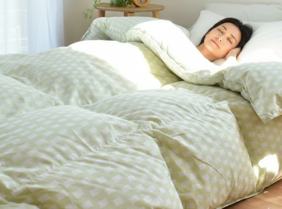 京都羽毛ﾒｯｼｭWDD85%羽毛掛布団