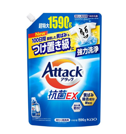アタック抗菌ＥＸ　つめかえ用　１５９０ｇ