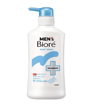 メンズビオレ　薬用デオドラントボディウォッシュ　清潔感のあるせっけんの香り　本体　４２０ｍｌ/つめかえ用　３６０ｍｌ