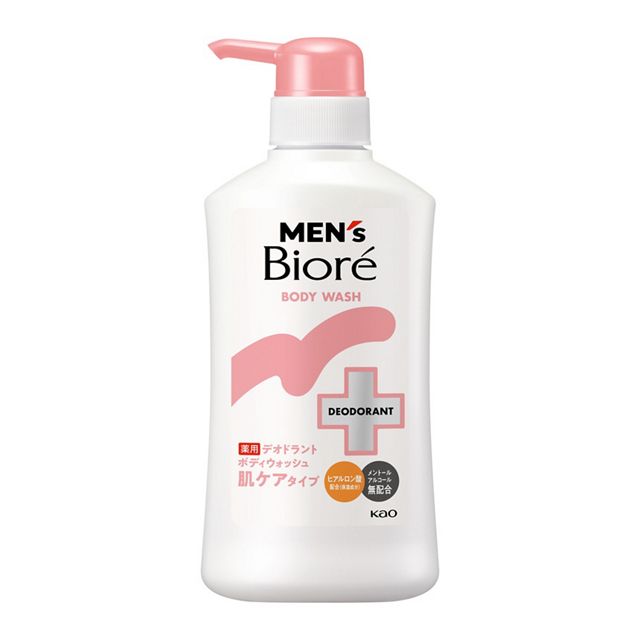 メンズビオレ　薬用デオドラントボディウォッシュ　肌ケアタイプ　本体　４２０ｍｌ/つめかえ用　３６０ｍｌ
